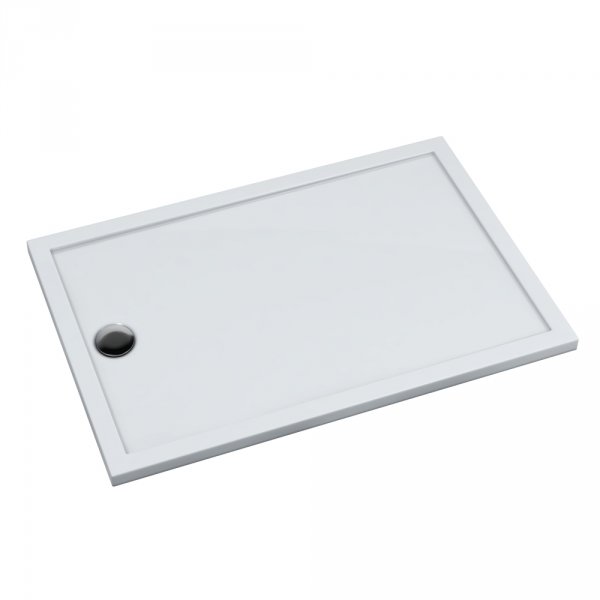 Schedline Brodzik akrylowy Sharper 90x160x4,5 cm, prostokątny z odpływem na krótszym boku, Gwarancja 7 lat 3S.S2P-90160