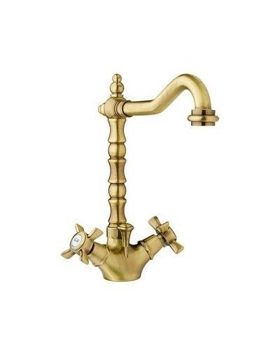  Giulini Giovanni Parigi Bateria umywalkowa wysoka z korkiem automatycznym  bronzo 7356/BR