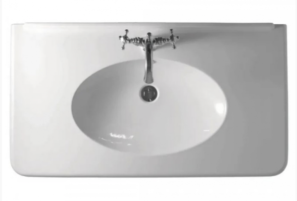 Kerasan Retro umywalka meblowa 100x55 cm, biała 104901