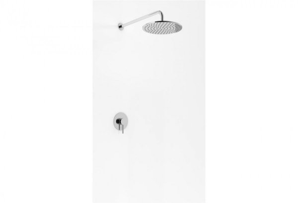 KOHLMAN Axel podtynkowy zestaw prysznicowy z okrągłą deszczownicą 35 cm chrom QW220AR35 DARMOWA DOSTAWA