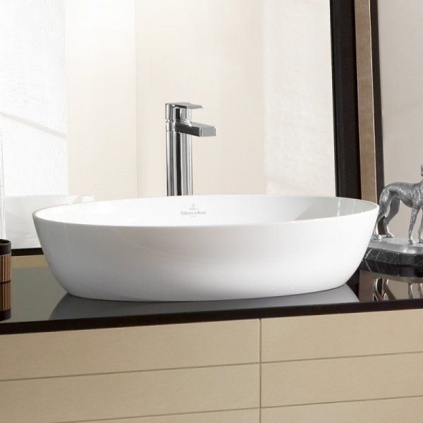 Villeroy &amp; Boch Artis Umywalka nablatowa bez przelewu 61x41 cm, biała Weiss Alpin 41986101