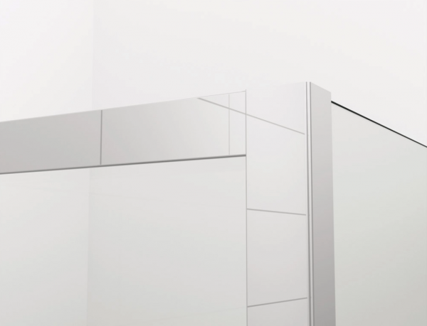 Ronal Sanswiss wejście narożne dwuczęściowe 100x200 cm, szkło Durlux 200, profile chrom PUE2PG1001022