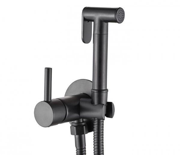 AQG Bateria bidetowa zestaw bidetka podtynkowa Taus Gun Metal 34TAU0011220