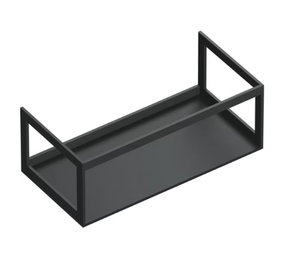 Catalano HORIZON 100 konsola pdumywalkowa, podblatowa wykończenie czarny mat 5S10050NS