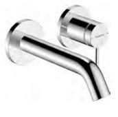 Hansgrohe Tecturis S Jednouchwytowe baterie umywalkowe montaż ścienny, podtynkowy Czarny Matowy 73350670