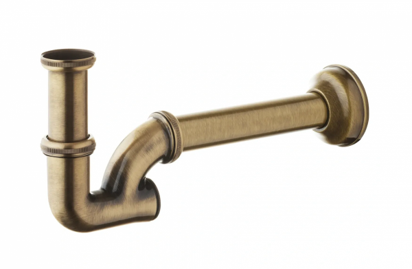 VEDO CLASSIC II Syfon umywalkowo - bidetowy 917/BR brąz antyczny