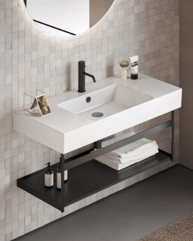 Catalano PREMIUM umywalka 100x47 komora centr. z/o biały połysk 0221011001
