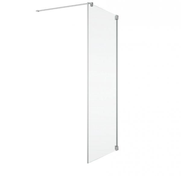 Ronal Sanswiss ścianka boczna 120x200 cm, szkło przezroczyste, profile Srebrny połysk CAT11205007