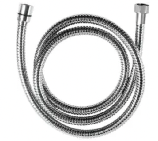 Laveo ARNO Wąż prysznicowy rozciągliwy 150-180 cm chrom CRA04PD