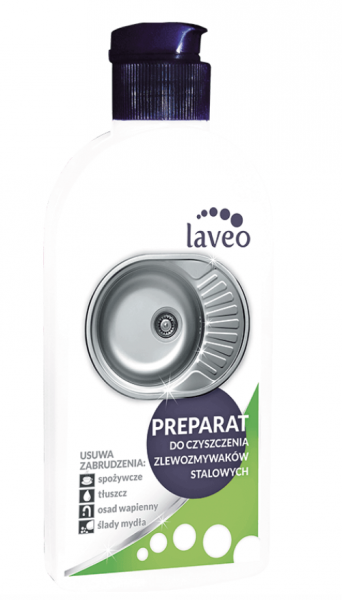 LAVEO - PREPARAT DO CZYSZCZENIA ZLEWOZMYWAKÓW STALOWYCH - OKT040T