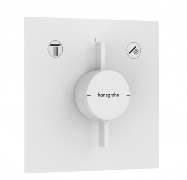 Hansgrohe DuoTurn E Bateria z mieszaczem do 2 odbiorników, podtynkowa biały mat 75417700