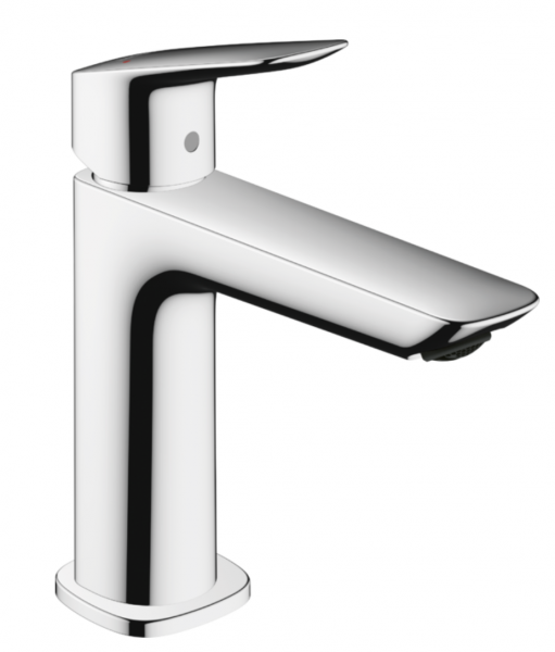 Hansgrohe Logis Jednouchwytowa bateria umywalkowa 110 Fine z kompletem odpływowym z cięgłem chrom 71251000