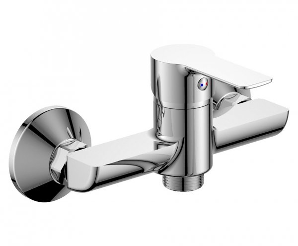 AQG Bateria prysznicowa Sky Chrom z zestawem natryskowym SET G z reduktorem przepływu 01SKY318CR