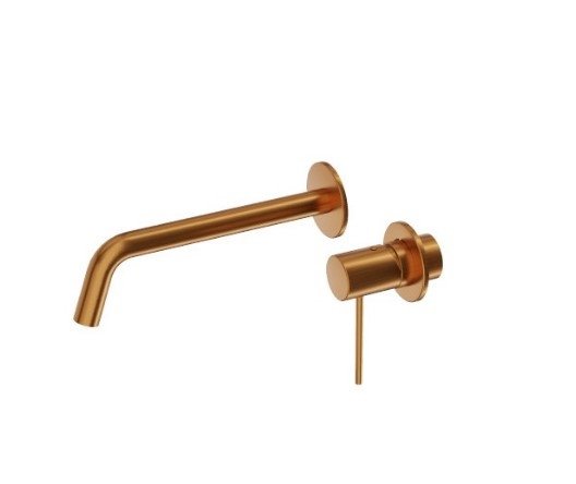Lavita Bateria umywalkowa podtynkowa Orion Brushed Copper 5900378357353