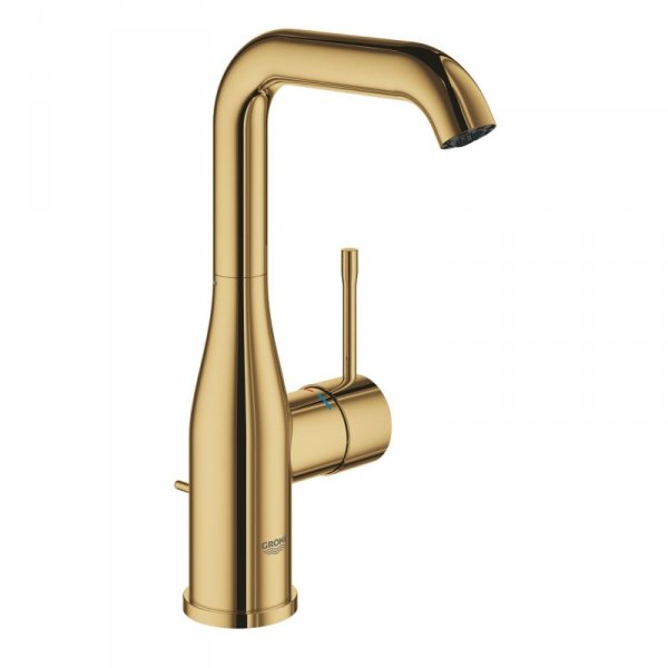 Grohe Essence Bateria umywalkowa z korkiem cool sunrise 24174GL1