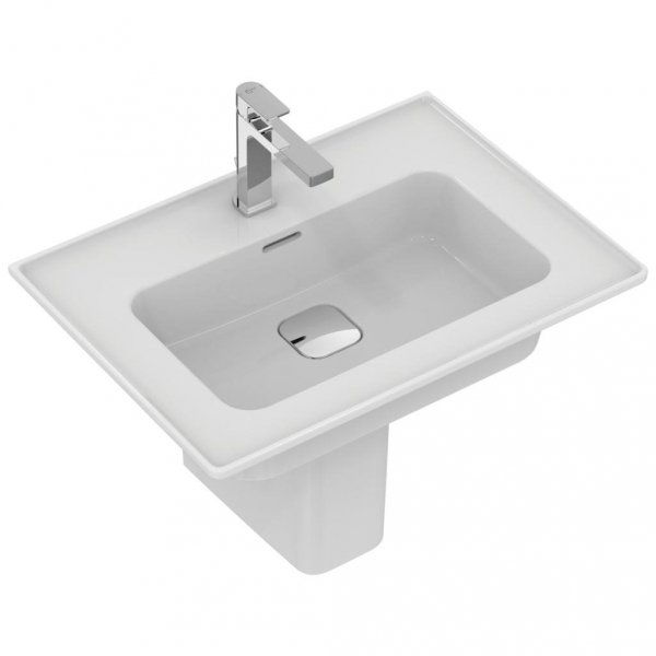 Ideal Standard Strada II Umywalka wisząca lub meblowa 64x46 cm z otworem na baterię, biała T299101