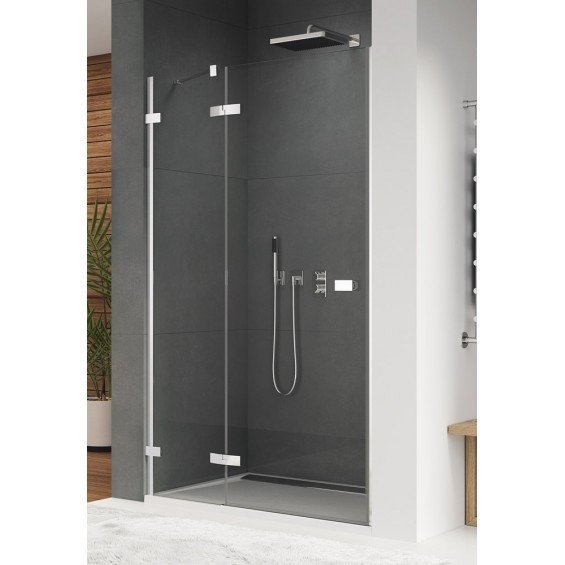 SanSwiss drzwi jednoczęściowe ze ścianką stałą w linii 75cm prawe ES13D0755007