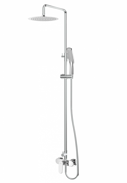 VEDO OTTO CROMO Kolumna natryskowa z baterią mieszakową deszczownica o śr. 250 mm VBO8007/25/CH chrom