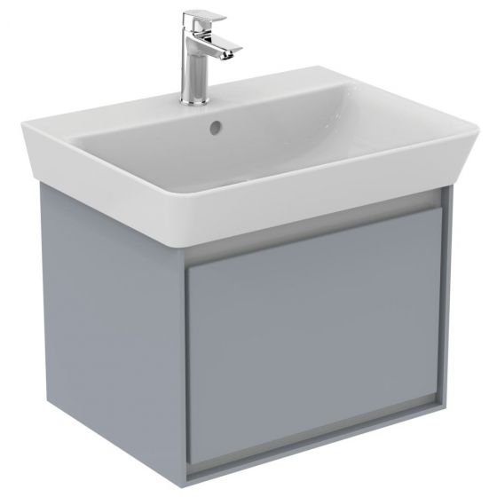 Ideal Standard Connect Air Szafka pod umywalkę Cube 53 cm jasnoszary lakier E0846EQ