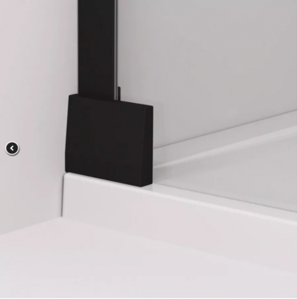 Ronal Sanswiss Cadura ścianka wolnostojąca Walk-in 120 cm czarny mat CAT41200607