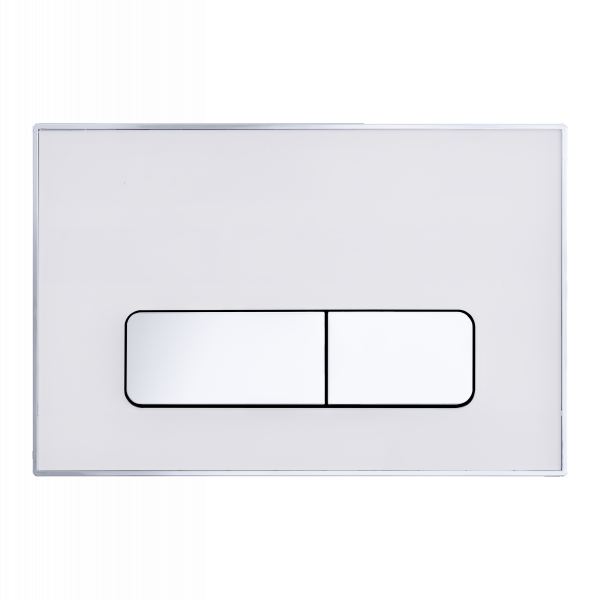 Balneo Ixo Przycisk spłukujący do WC biały akrylowy