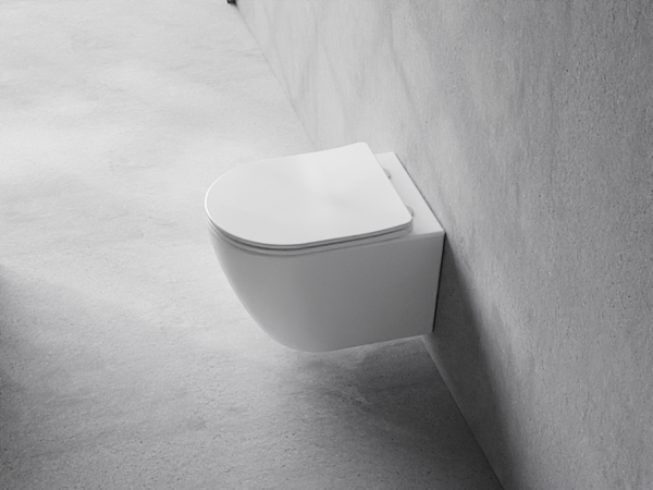 Besco Zestaw miska WC Aspen White plus deska wolnoopadająca Aspen Slim White ZASBDASB