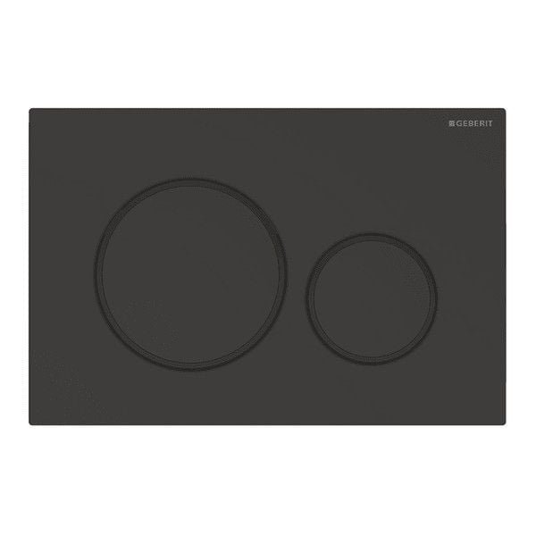 GEBERIT SIGMA 20 przycisk uruchamiający przedni czarny mat-czarny-czarny mat 115.882.16.1 