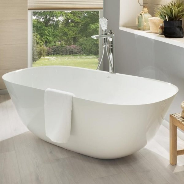 Villeroy &amp; Boch Theano Wanna wolnostojąca 155x75 cm biała UBQ155ANH7F200V01