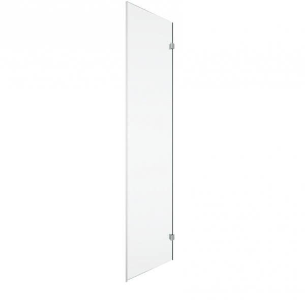 Ronal Sanswiss ścianka boczna 90° lub w linii 30-100x0-200 cm, szkło pas satynowy poziomy, profile chrom PURDT3SM21051