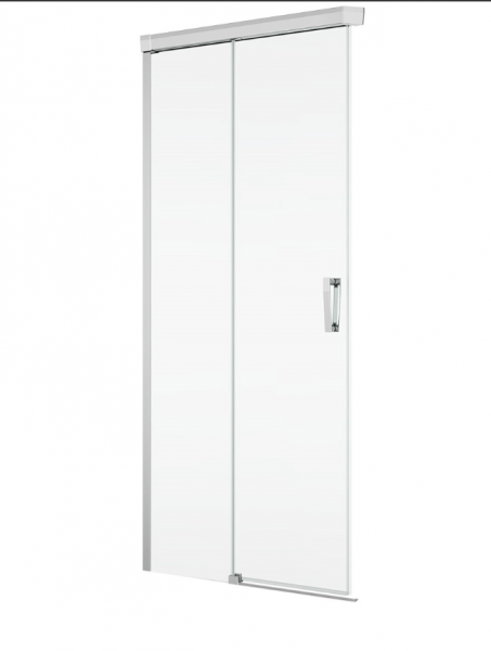 Ronal Sanswiss wejście narożne rozsuwane dwuczęściowe prawe 120,1-160x0-200 cm, szkło przezroczyste, profile Srebrny połysk CAE2DSM25007