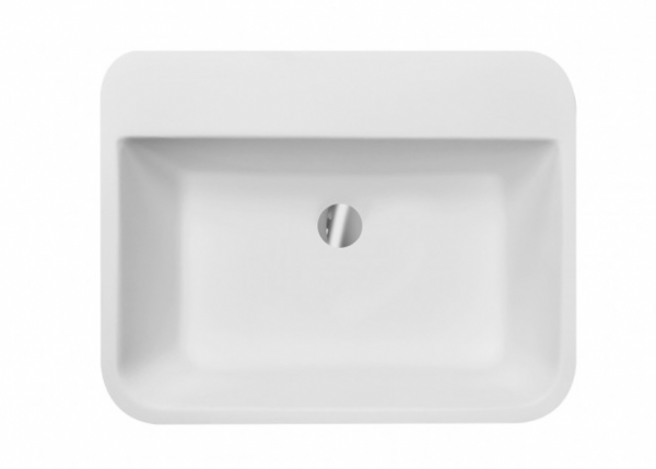 Besco Assos S-Line B&amp;W umywalka nablatowa UMDAPNBNW