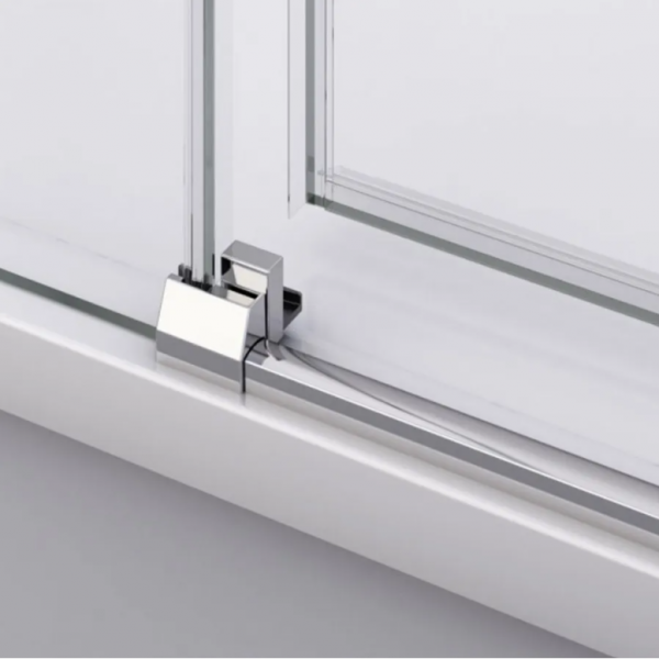 Ronal Sanswiss Divera kabina prysznicowa kwadratowa 90 cm srebrny połysk D22SE2B0905007