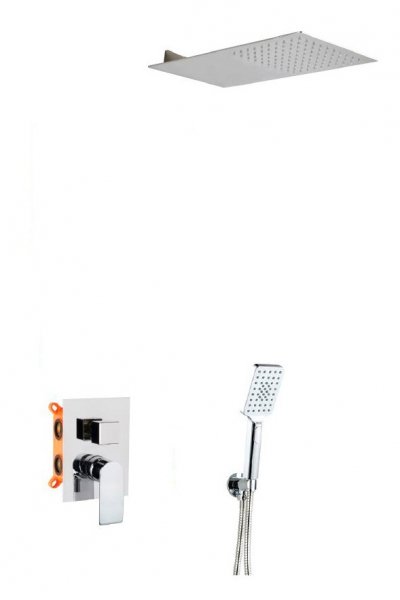 AQG Zestaw prysznicowy podtynkowy QB EC220 Chrom 19QBEEC22002