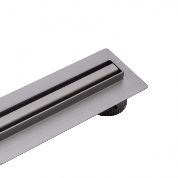 Balneo Slim &amp; Low ProLine Gun Metal Odpływ liniowy wąski 70 cm grafitowy A0401100201-2 WYSYŁKA