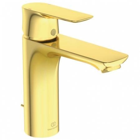 Ideal Standard Connect Air Bateria umywalkowa z korkiem złoto szczotkowane połysk A7053A2