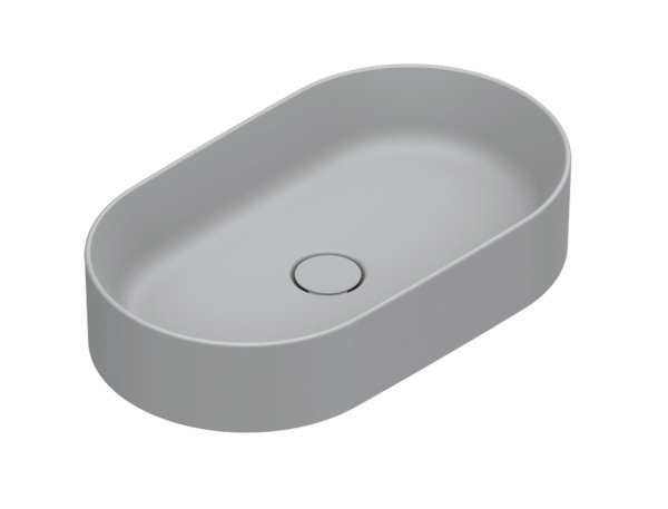 Catalano ZERO umywalka nablatowa 50x35 h=12 cm szary mat 0122500023