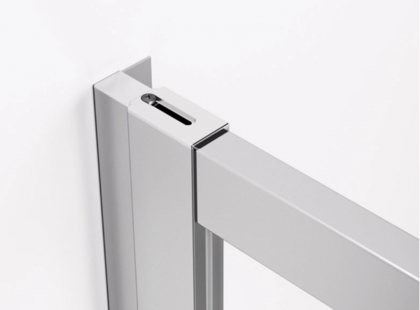 Ronal kabina półokrągła z drzwiami rozsuwanymi 100x200 cm, szkło przezroczyste, profile srebrny połysk TLSR551005007