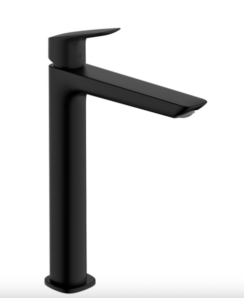 Hansgrohe Logis Jednouchwytowa bateria umywalkowa 240 Fine bez kompletu odpływowego czarny mat 71258670