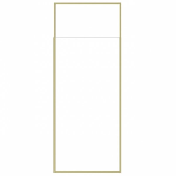 Besco ICON GOLD Kabina walk-in ze wspornikiem sufitowym 100cm Złoty ICG100200C