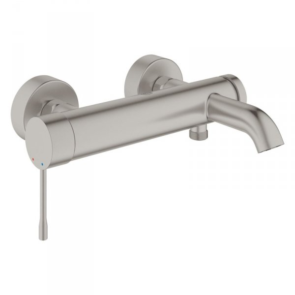 Grohe Essence Bateria wannowa natynkowa stal nierdzewna 25250DC1