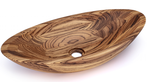 S.V.I.S. Design UMYWALKA 60 CM ORION ZEBRANO LAKIER PÓŁMATOWY NATURALNY