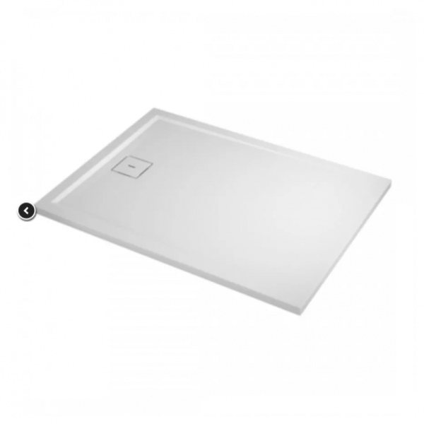 Ronal Sanswiss Livada brodzik prostokątny 100x80 cm konglomeratowy biały W20AS08010004