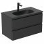 Ideal Standard Tesi Umywalka meblowa 82,5x45 cm czarny mat T3509V3