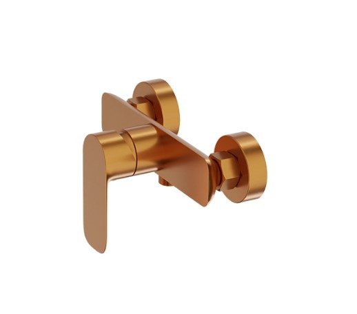 Lavita Bateria prysznicowa Spark Brushed Copper 5900378341697