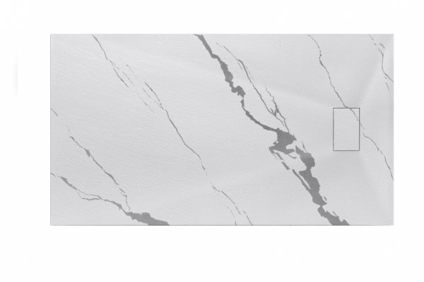 Besco Vexo Marble brodzik prostokątny 100x80 VM10080P