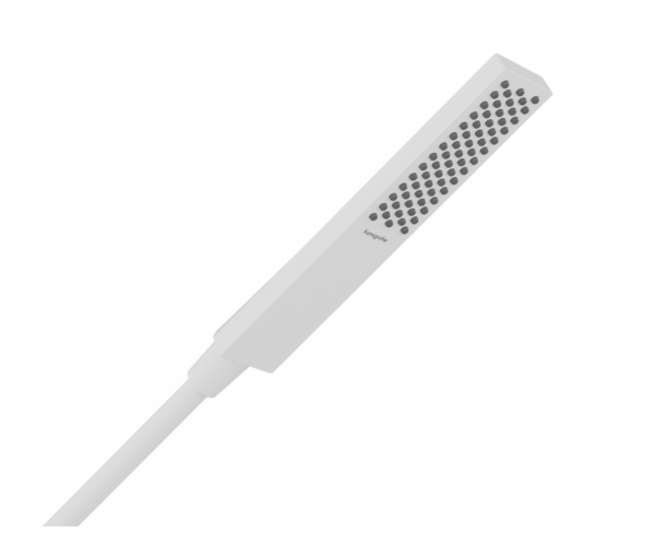Hansgrohe Pulsify E Główka prysznicowa 100 1jet EcoSmart, Slim biały mat 24320700
