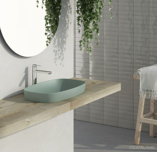 Catalano GREEN LUX 60x38 zieleń mat umywalka 160AGRLXVS
