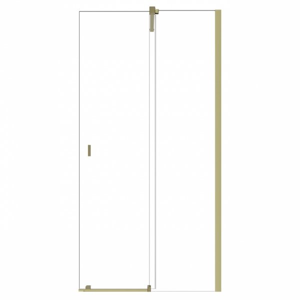 Besco Vayo Gold Kabina prysznicowa przesuwna walk-in 140x200 VYG140200C