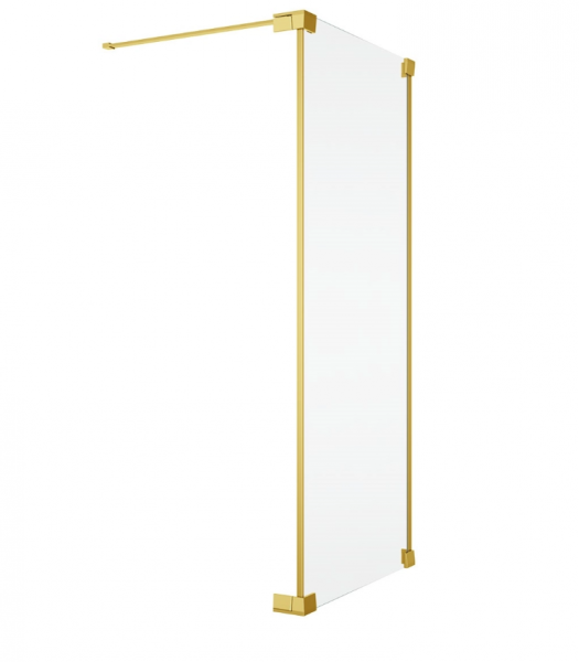 Ronal Sanswiss ścianka boczna 100x200 cm, szkło przezroczyste, profile GOLD LINE złoty CAT21001207