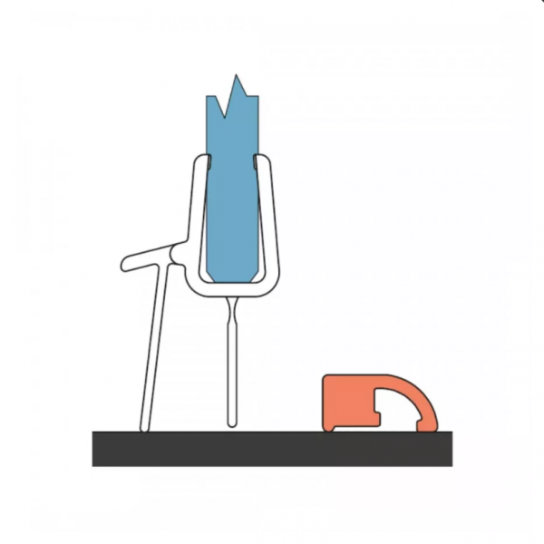 Ronal Annea Listwa progowa czarny mat S.ANR50.06